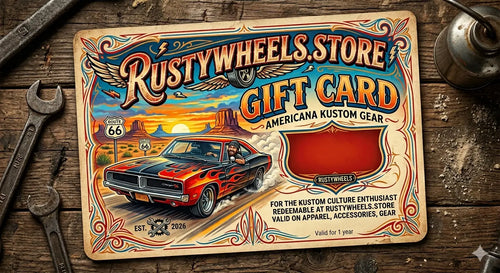 Carte cadeau Rusty Wheels